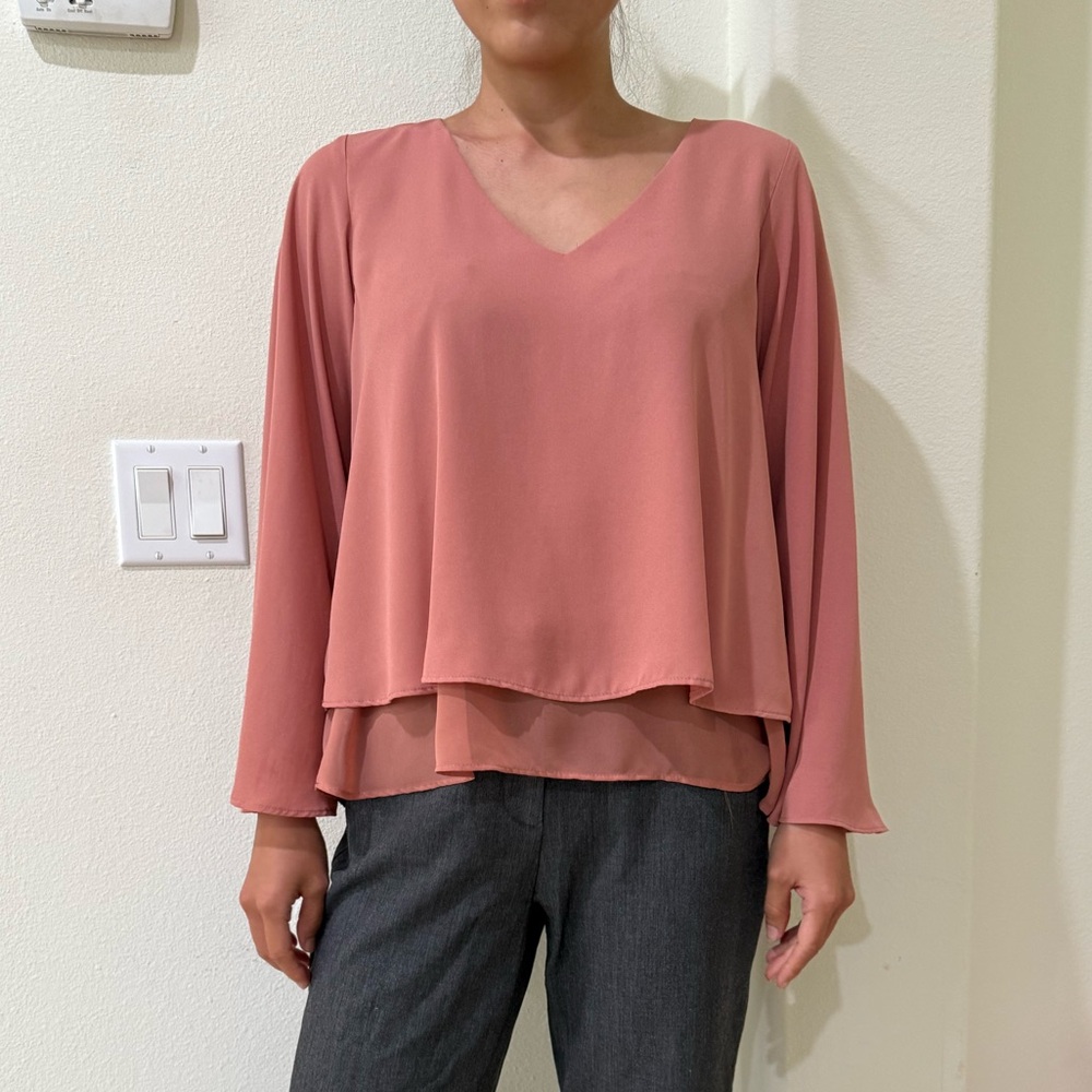 Zara Pink Blouse - Size XS